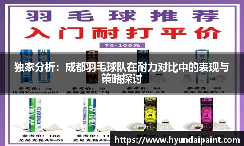 独家分析：成都羽毛球队在耐力对比中的表现与策略探讨